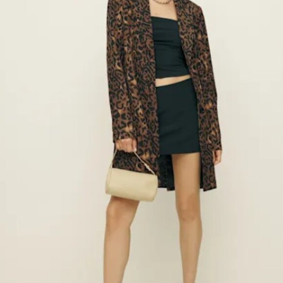 Leopard Jacket:  Reformation Eleonore:  BRAND NEW *(Double Ordered) - Picture 2 of 5